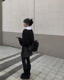 Mila V-neck Cable Loose Fit Knit