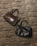 Horu Cross Leather Shoulder Bag