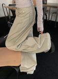 Rota Pocket Cut Wide Cotton Pants