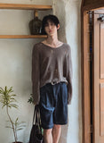 Noia Damage See-through Knit