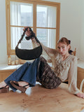 Noi Ruffle Medium Shoulder Bag