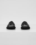 Leaden Leather Slippers