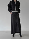 Delit Slit Long Skirt