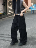 Low Wide Cargo Pants