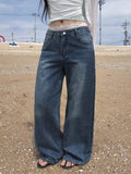 Punji Daily Washing Wide Denim Pants