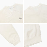 MESH V-NECK KNIT