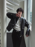 Mad two way leather jacket