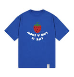 Strawberry Reverse Logo Short Sleeve Tee