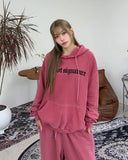 Riel Embroidered Pigment Hoodie