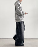 Dutch Black Balloon Wide Denim