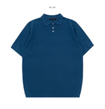 Brit Short Sleeve Collar Knit