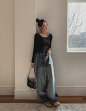 Duffy Double Dekki Washing Balloon Denim Pants