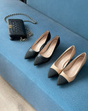Linel color matching stiletto heel