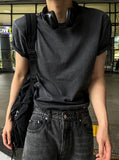PREMIUM Pigment Charcoal Short Sleeve T-Shirt