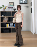 Vine Shibori Back Pocket Bootcut Pants