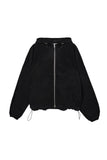 Curly Corduroy Hood Jacket