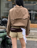 Cinder Bohemian Studded Bomber Jacket