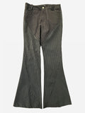 Pinstripe Bootcut Pants