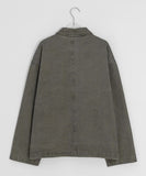 [unisex] Hyuke Pigment Over Cotton Jacket