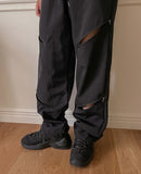 (UNISEX) Hype Zipper Nylon Pants