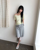 Baybin One-Shoulder Short Sleeve T-shirt
