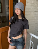 Titz eyelet crop short sleeve