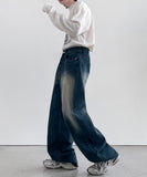 Opal Side Washing Wide Denim