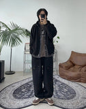 Heriel String Hooded Zip-up