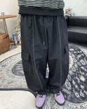 Loop stitch brushed nylon pants