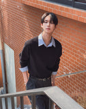 Kifree Loose Fit V-Neck Knit