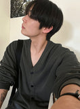 Summer drop line button detail mix cardigan