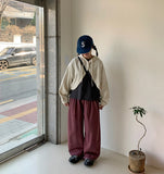 Remade Pintuck Balloon Strap Pigment Pants