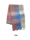 Winter color mix check muffler