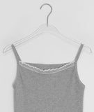 Shimori Heart Lace Sleeveless
