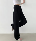 Pin Tuck Tencel Cooling Lightweight Wide Cotton Pants