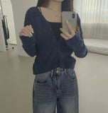 Sweet V-neck Knit Cardigan