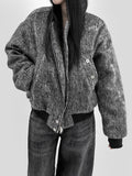 Sharp mohair Blouson