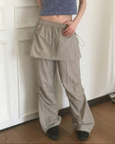Nuka Two Way Nylon Parachute Skirt Pants