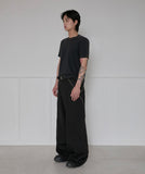 Asymmetrical Wide Pants