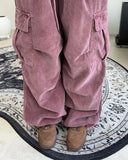 Roun Pigment Corduroy Cargo Pants