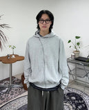 Lael Curved Hooded Zip-up