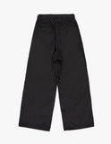 Out string glossy banding pants