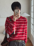 Core Brush Stripe Knit