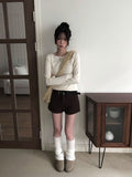Amp Boatneck Peach Long Sleeve T-Shirt