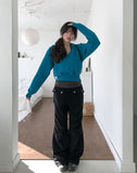 Doi Pocket Parachute Bootcut Pants