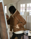 Most Fleece Hood Mustang Short Jacket