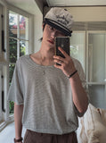 Rope Lettering Leather Strap Camp Cap
