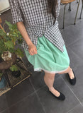 Ruri Color Lace Midi Skirt