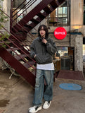 [LAN ARCHIVE] Pigment Patch Logo Crop Hoodie
