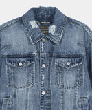DRASTIC DAMAGE DENIM TRUCKER